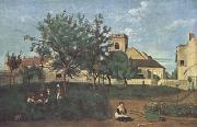 Jean Baptiste Camille  Corot Rosny-sur-Seine (mk11) Germany oil painting reproduction